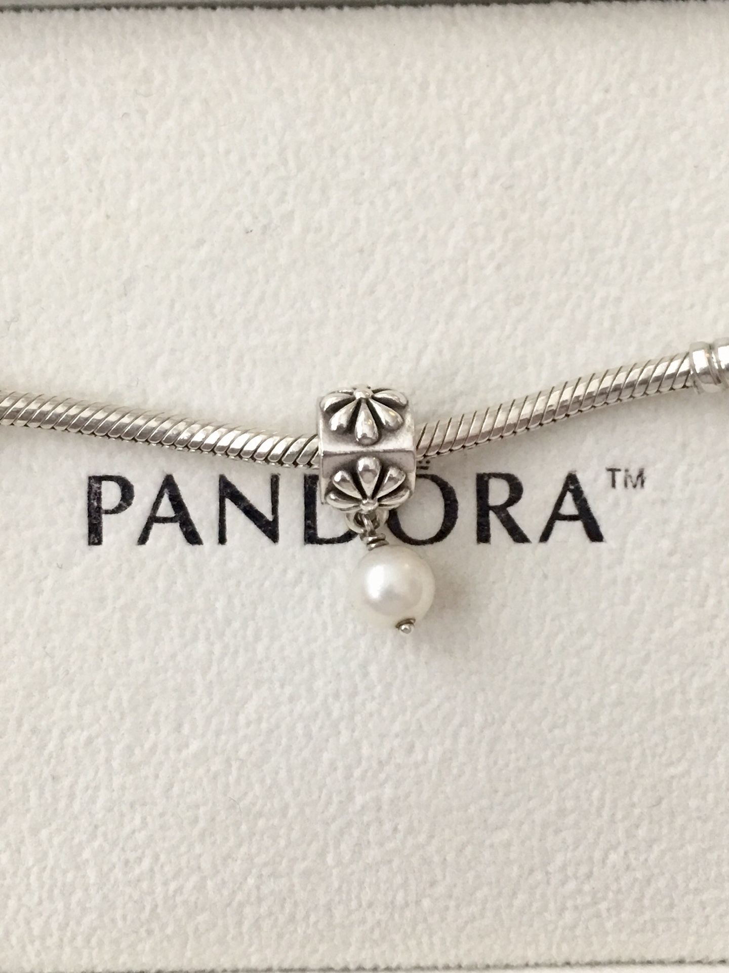 Pandora pearl charm
