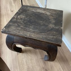 Japanese Carve Table Wood 