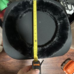 Black Furry Wheel Cover