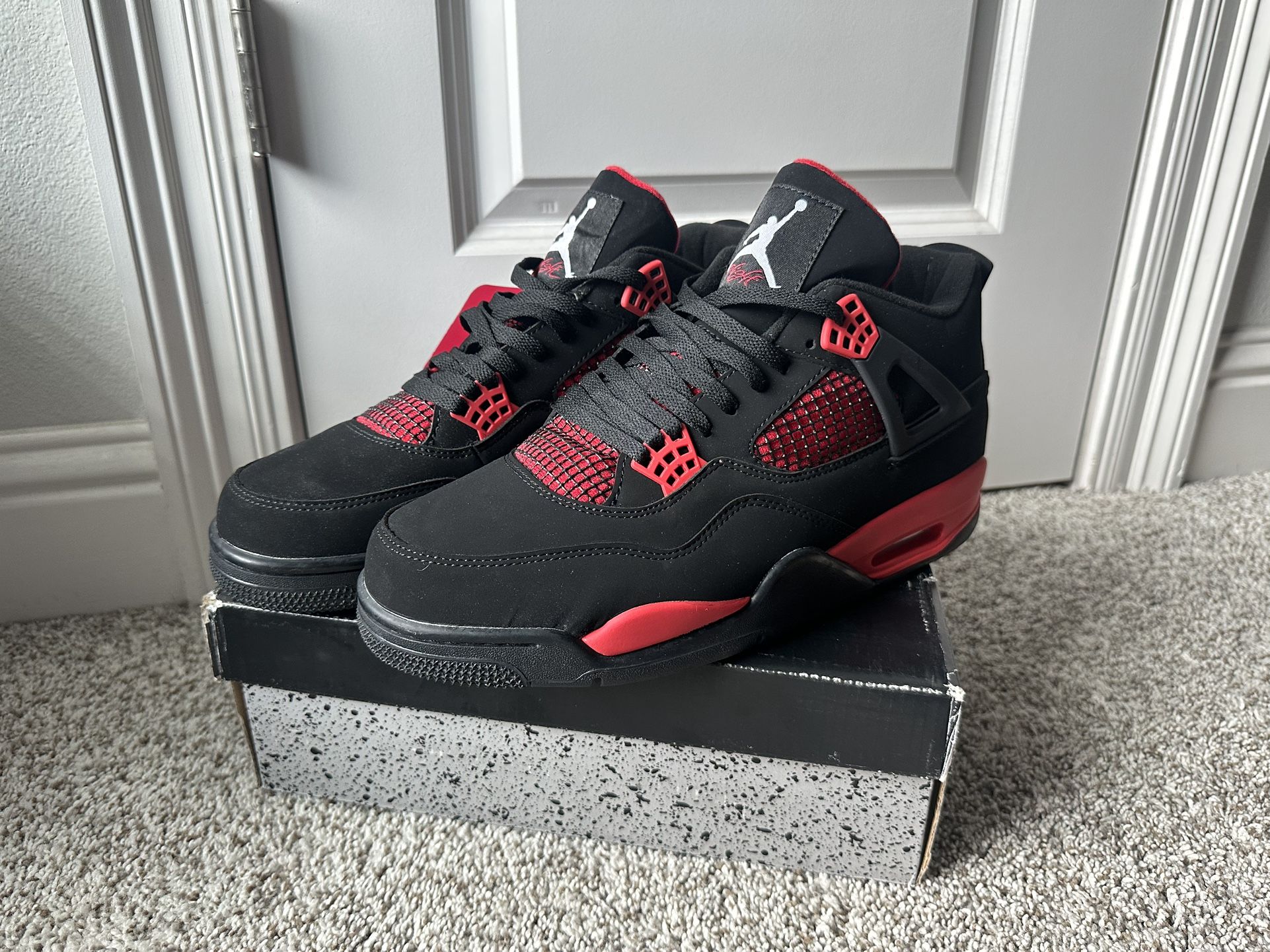 JORDAN RED THUNDER 4s Size 12