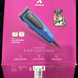Andis EasyClip Versa Detachable Blade Dog Clippers Kit