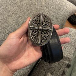 Chrome Hearts Oval Cross buckle