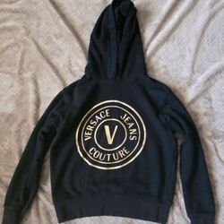 Versace"V Emblem" Hoodie Size Medium