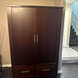 Office Cabinet Doors Put Conputer