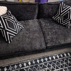 Brand New Sofa Set (Black)