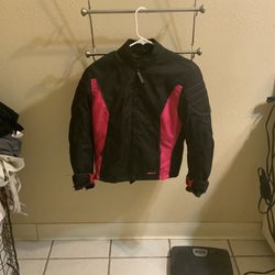BILT Xs Black And Pink Motorcycle Jacket