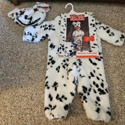 Disguise Disney 101 Dalmatians Deluxe Halloween Costume Toddler Size 1-2