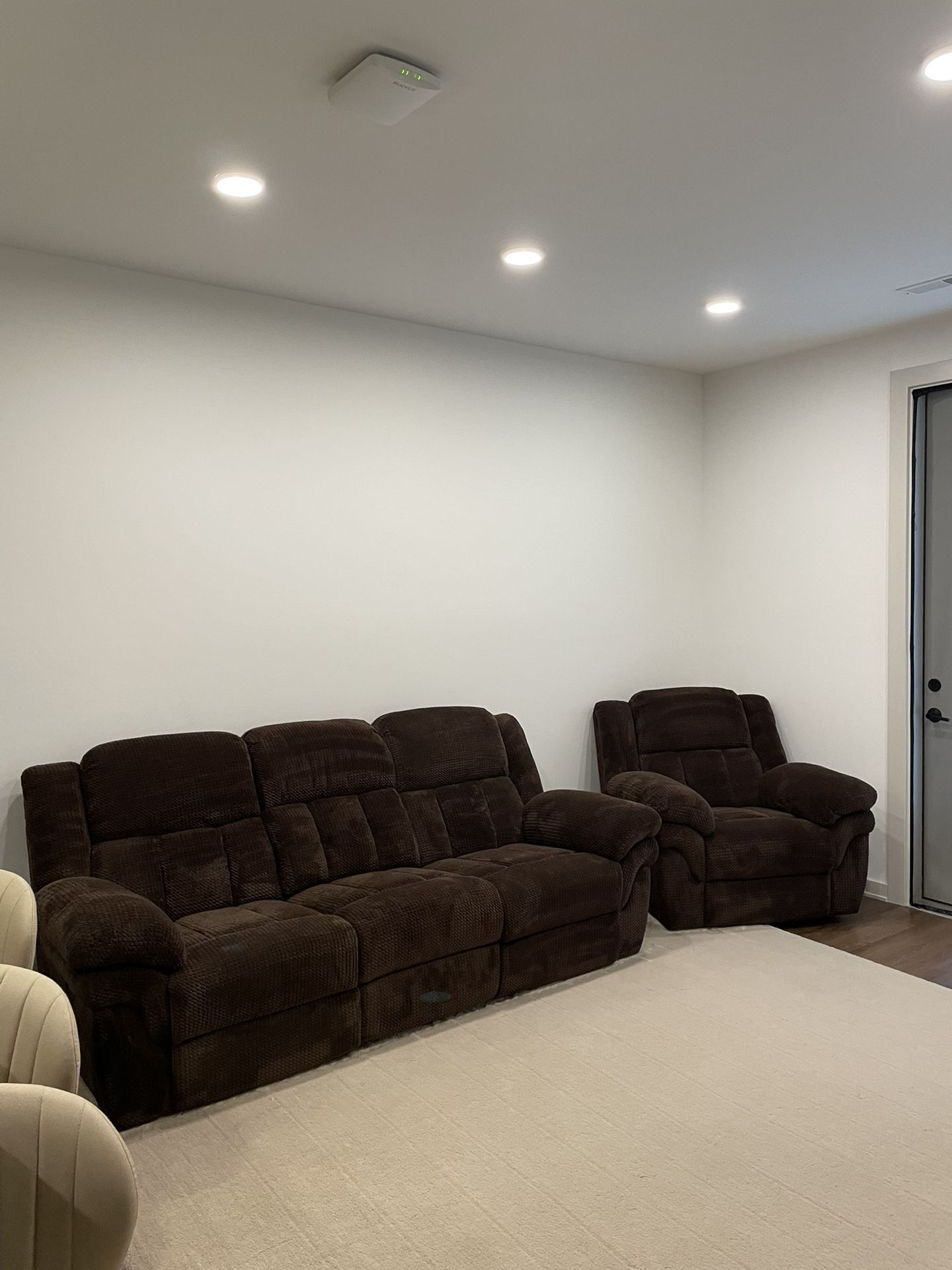 Chocolate Brown Motorized Reclinable Couches