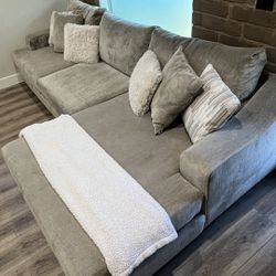 Right Arm Chaise Sectional Sofa Couch 