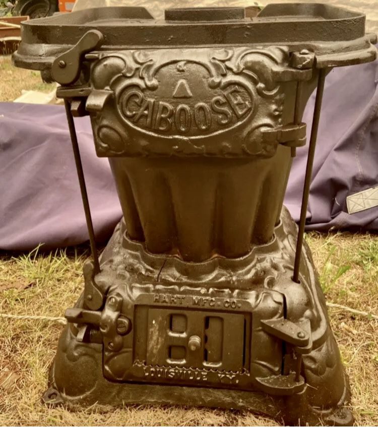 Vintage Pot Belly Hart Caboose Coal / Wood Stove