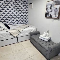 Twin Bed White In Box