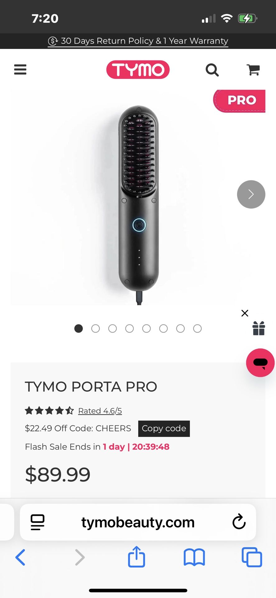 Tymo Portable Straightener