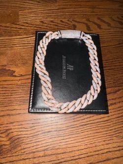 20mm Two Tone Cuban Miami Chain Necklace