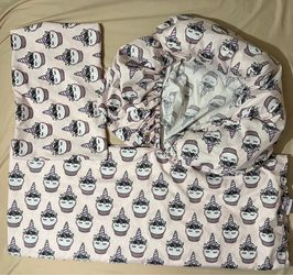 Limited Too Twin Unicorn Cupcake Sheet Set
