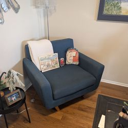 Modway Engage Mid-Century Modern Upholstered Fabric Accent Arm Lounge Chair, Armchair