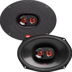 JBL Club 9632 - 6” x 9” Three-way car audio speaker, Black

