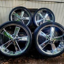 20" KMC Rims With Tires 