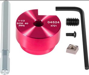 2 piece Tool 04524 PPR150 1-1/2 Inch Clean Ream Extreme PVC Plastic Pipe Fitting Reamer