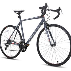 Hiland Road Commuter Bike 700C Wheels 14 speeds Racing Bike for Men Women, Urban Adult Bicycle

