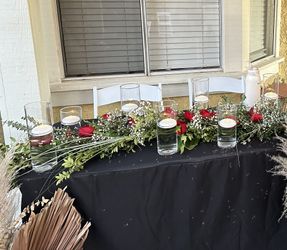 Glass Candle Holders