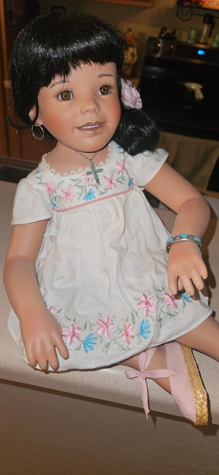 Mexican Latina Porcelain Dolls
