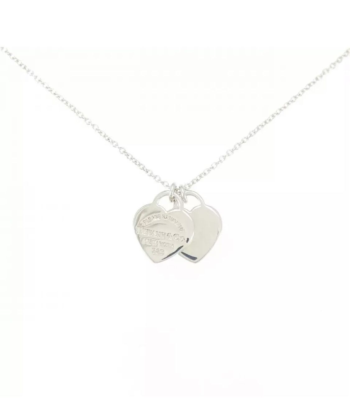 Tiffany and Co Double Heart Necklace $125