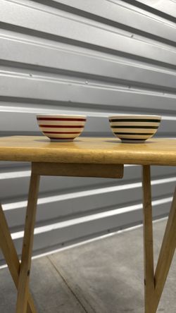 threshold stoneware bowl, 2 set