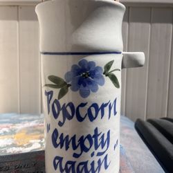 Ceramic Popcorn Canister