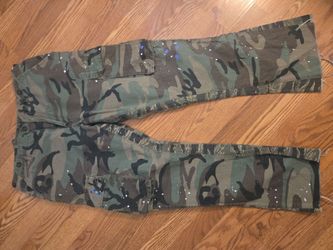 MNML camo cargo pants 36