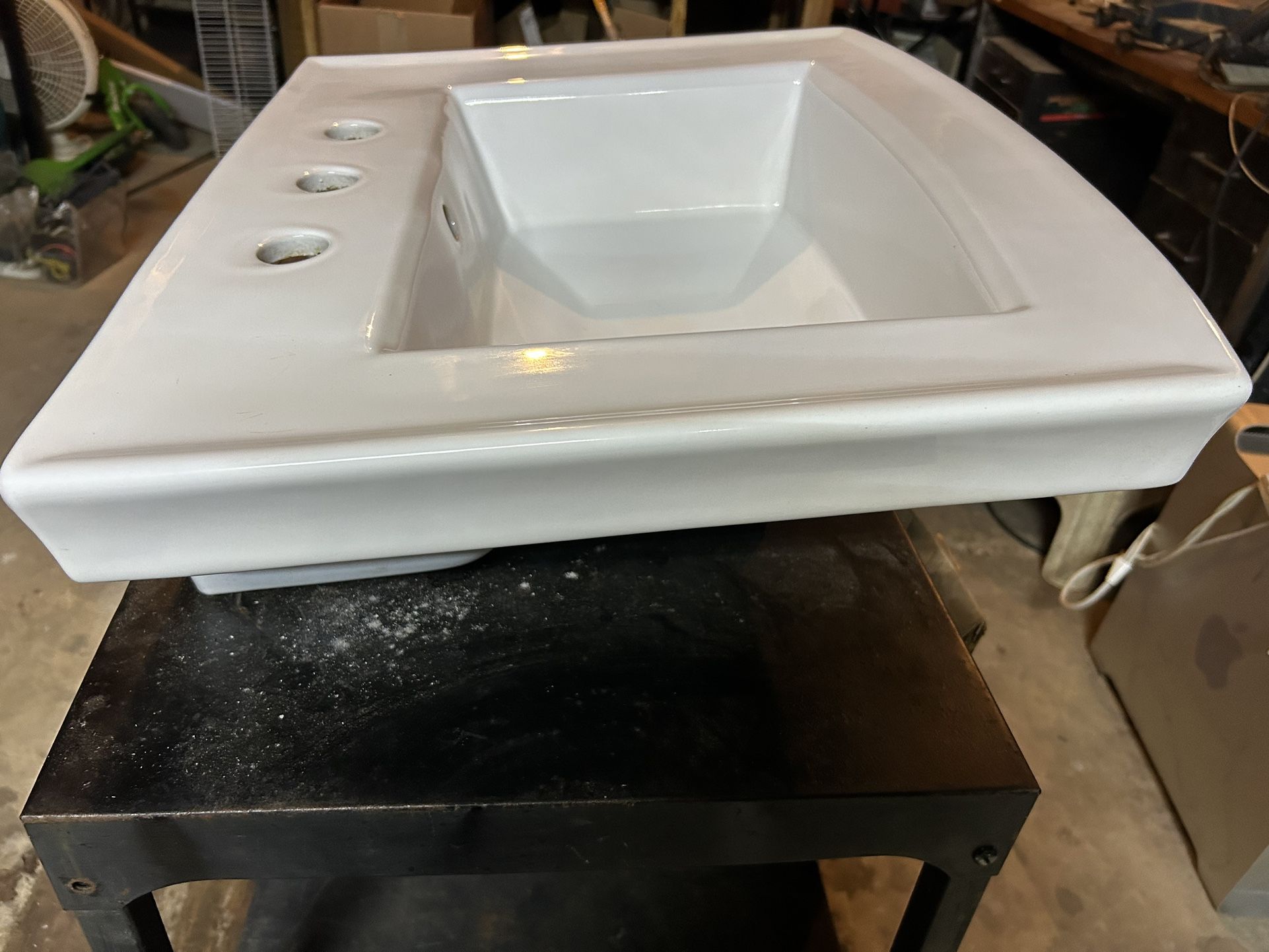 Rectangular 24 Inch Ceramic Mounted Or Drop In Sink
