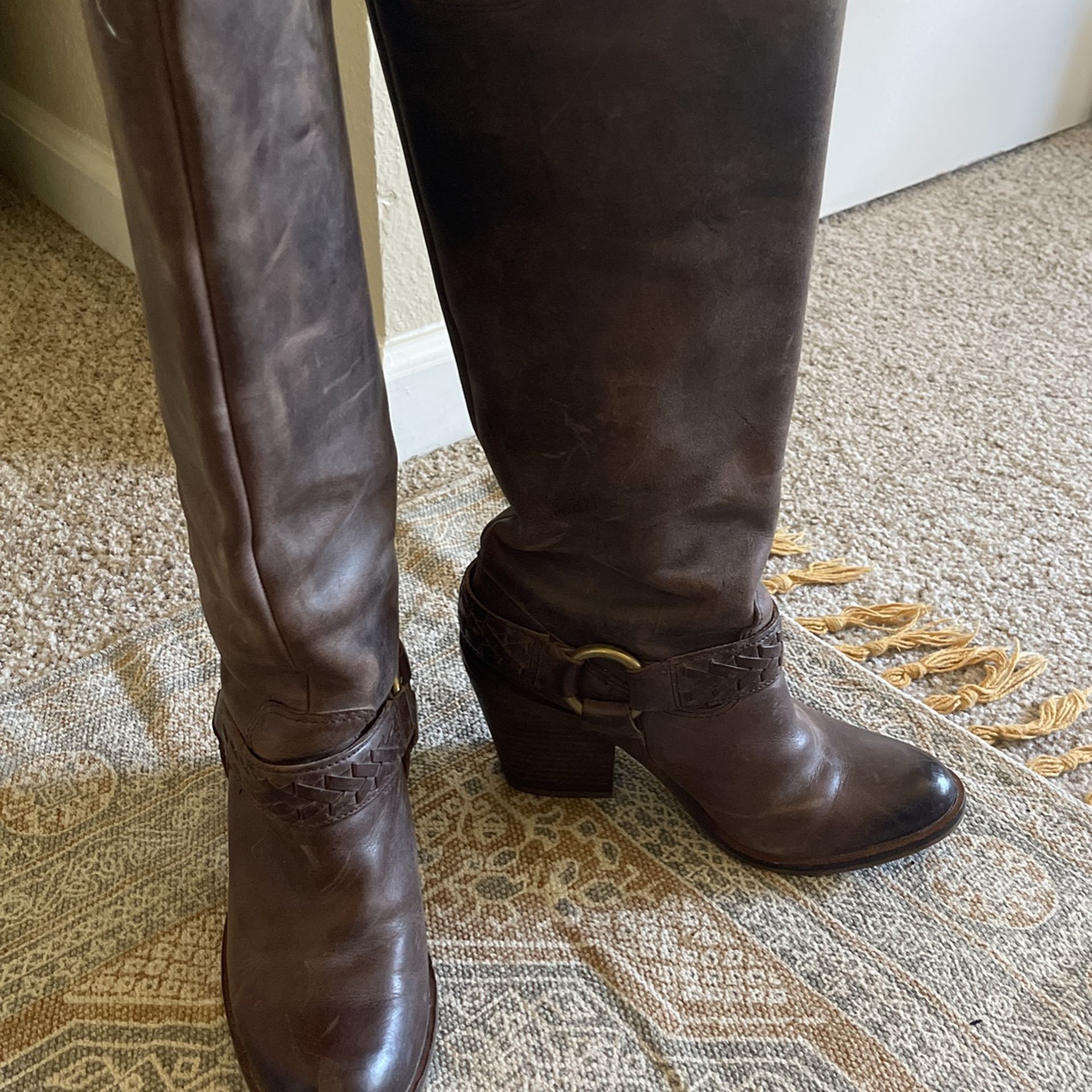 Lucky brand Brown Knee-highs 6.5