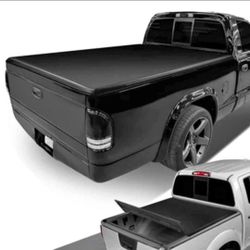 00-04 Dodge Dakota Soft Tri Tonneau Truck Bed Cover