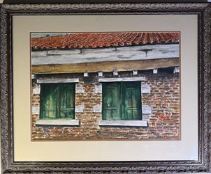 Vincent Takas Original Painting Framed Spectacular