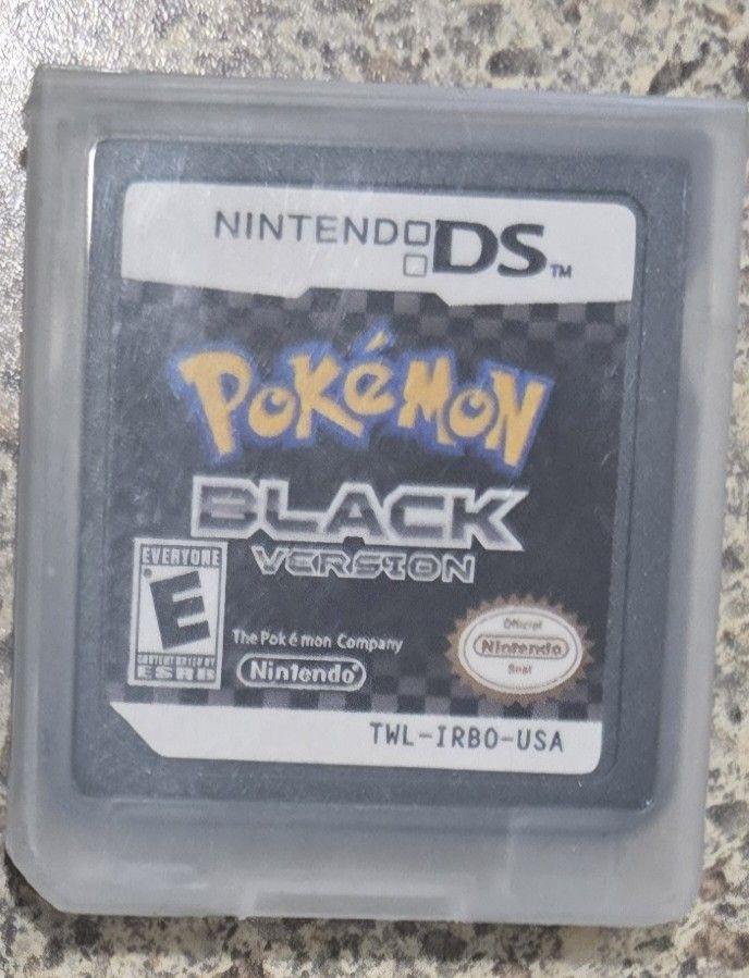 Ds Pokemon Black Unathenticated Repro twl-irbo-usa Tested Works