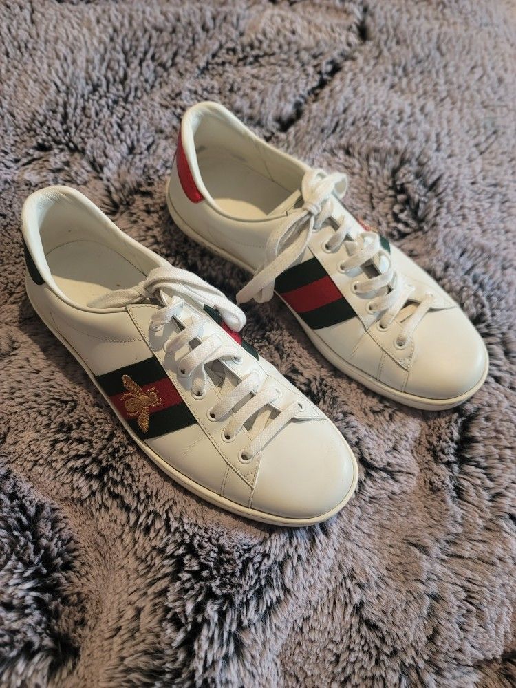 GUCCI ACE SNEAKERS WITH BEE SIZE 9.5 $350