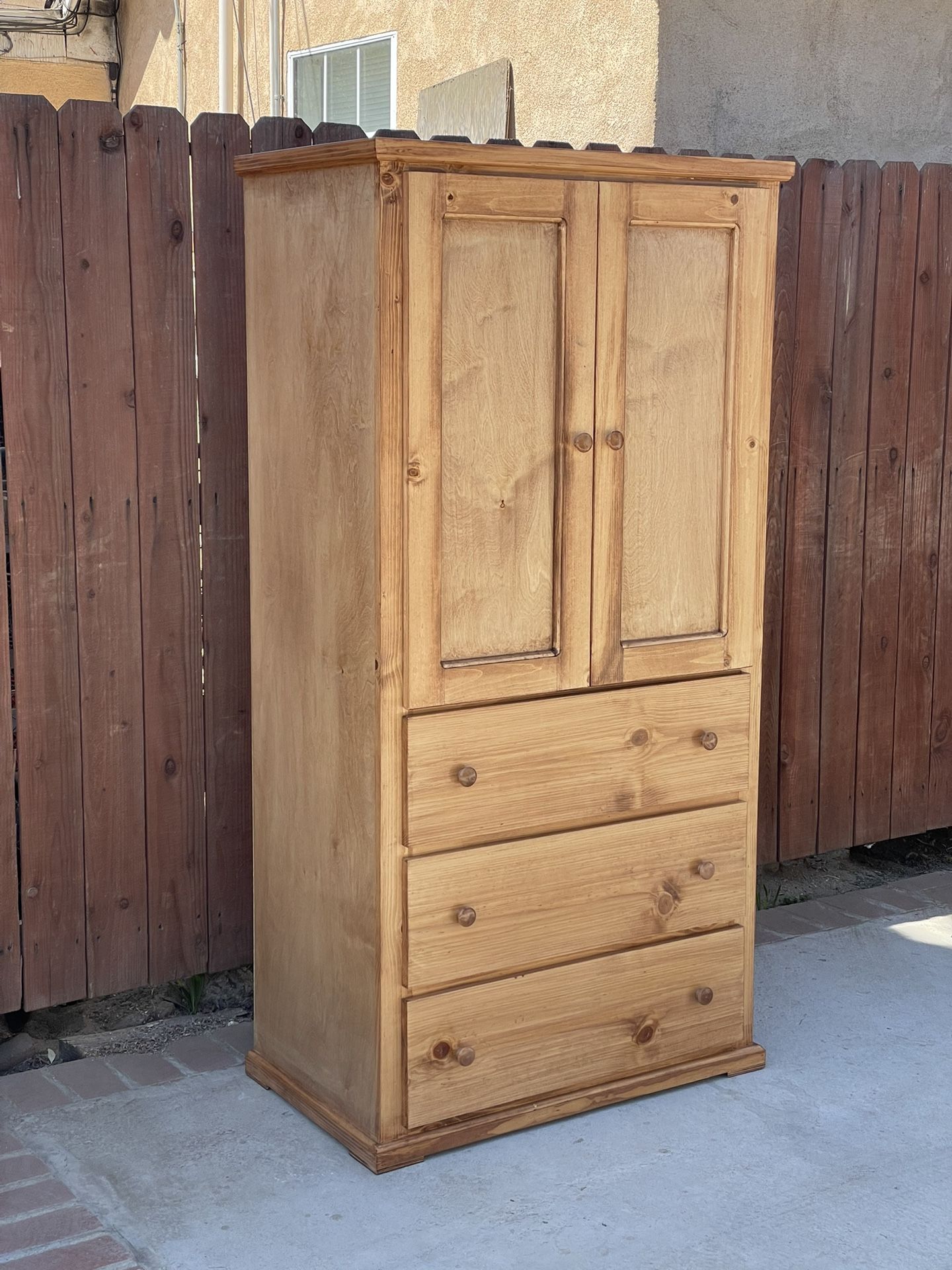 Solid Wood Wardrobe Closet 