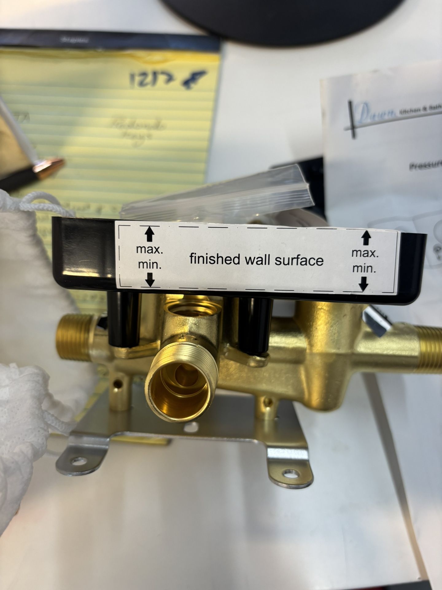 NEW Dawn Shower/Bath Pressure-Balancing Rough-In Valve – 2 or 3-Way Diverter