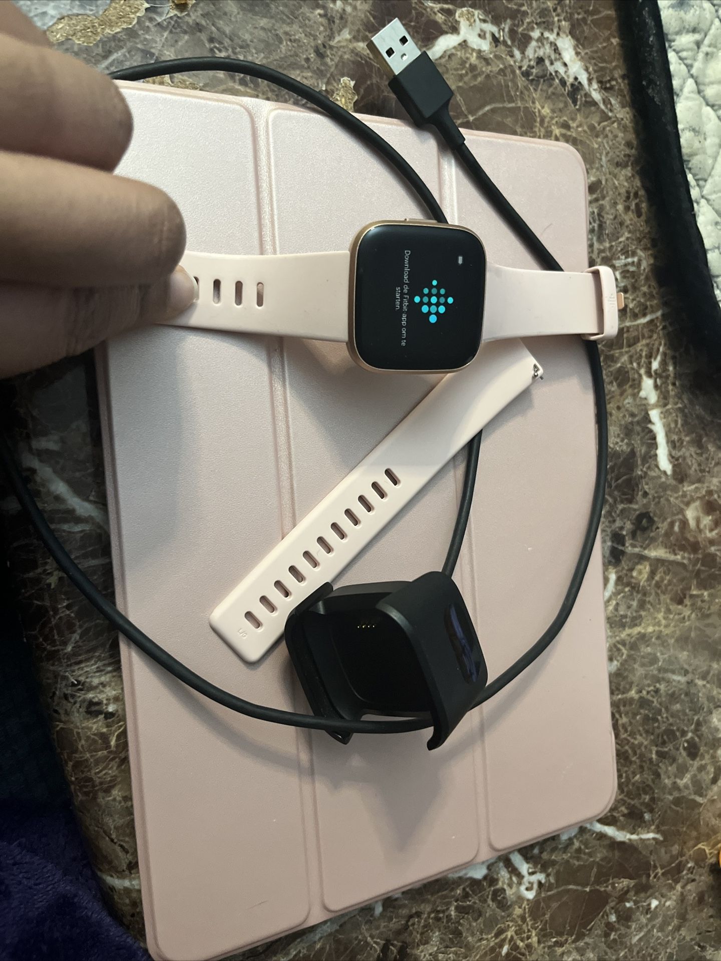 Fitbit Versa 2 Activity Tracker & Fitbit OS Tracker With chargers And Bands