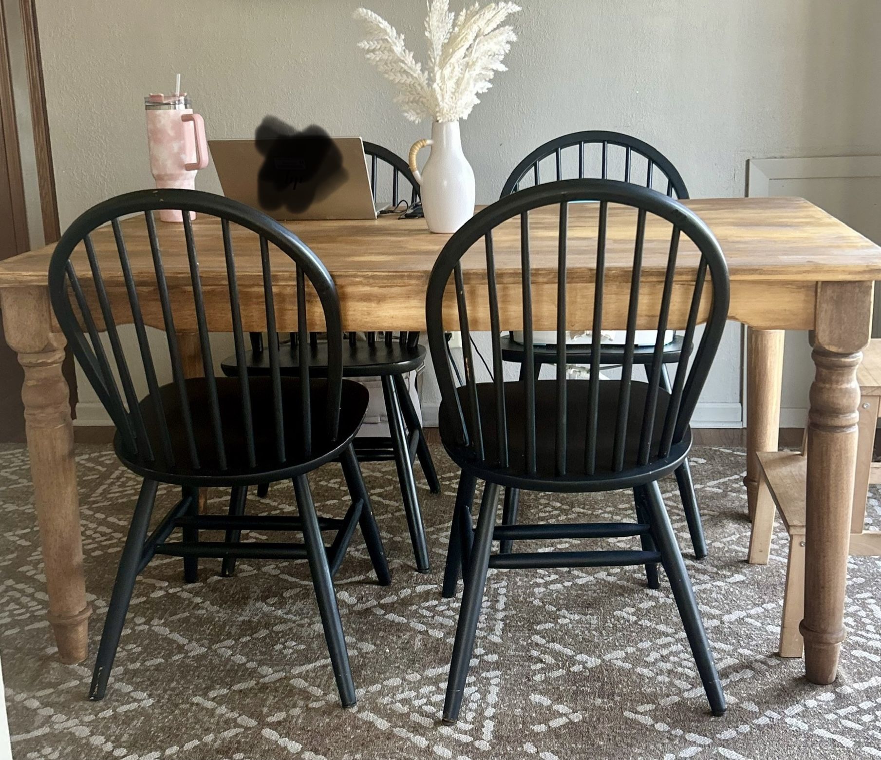 Wood Dining Table And Chairs 