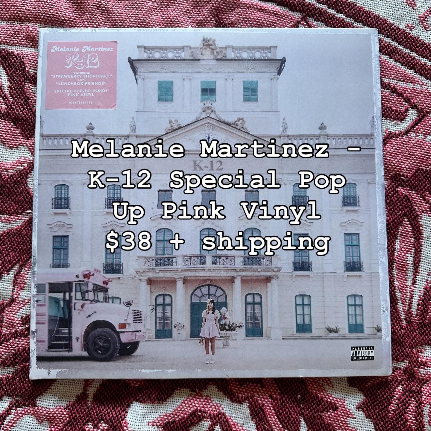 Melanie Martinez K-12 Vinyl Record Pink