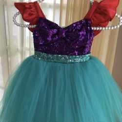 Beautiful Little Mermaid Party Dress
