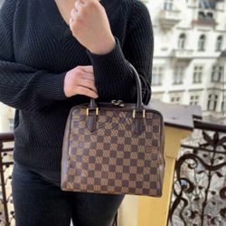 Louis Vuitton Brera Damier Ebene Handbag 