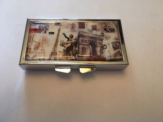 Paris design seven day pill box
