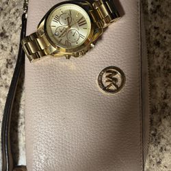 Women Mk Wallet And Watch 