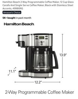 Hamilton Beach Coffee Maker