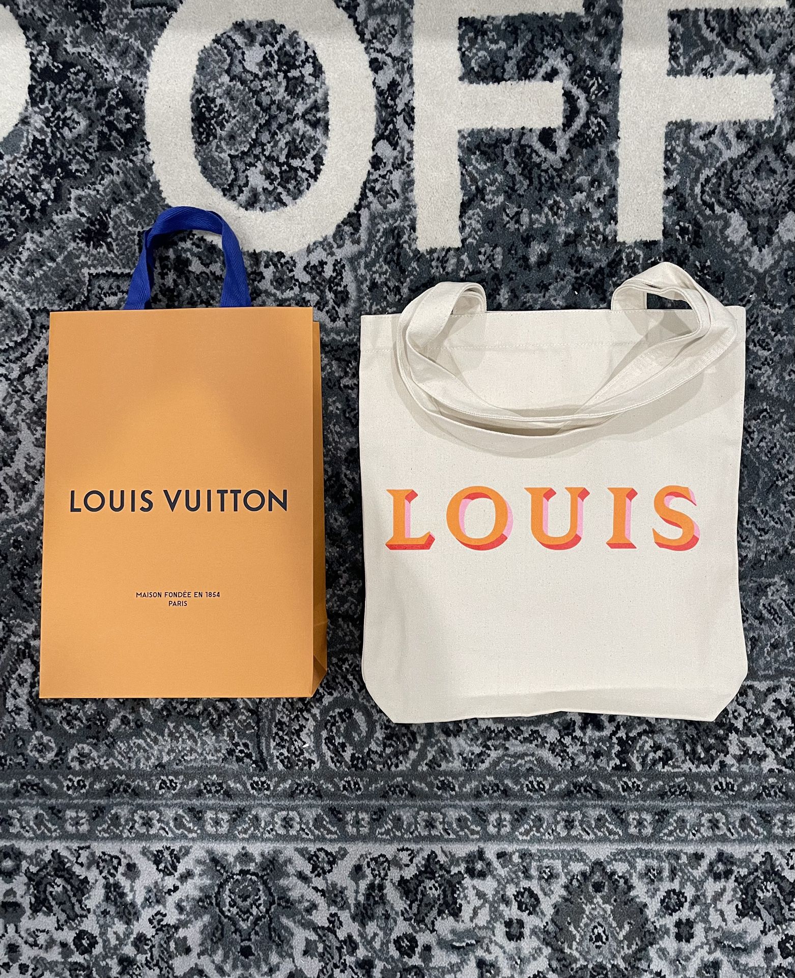 LOUIS VUITTON 200th Anniversary Trunks Exhibition Canvas Tote Bag