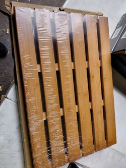 Wudkey 14x23 bamboo wooden bath / sauna mat, few available