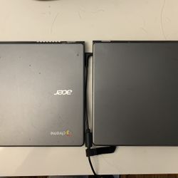 2 Chromebooks (need Batteries )