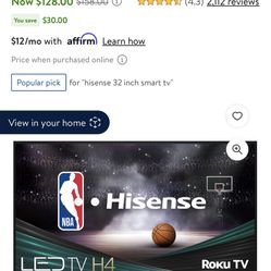 32 inch smart tv