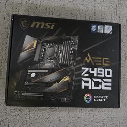 Meg Z490 Ace MSI Gaming Motherboard 